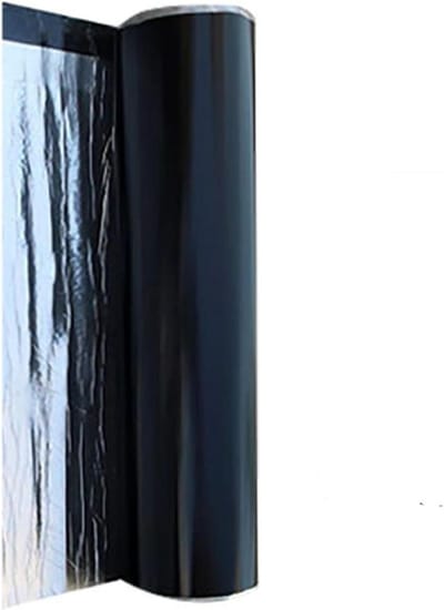 Reparatietape voor daken - Bitumentape aluminium - Lekkages voorkomen - Zelfklevend en flexibel - 0.3 x 1 meter - Aluminium