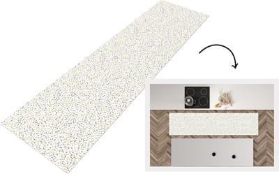 Keukenloper - Loper keuken - Patronen - Confetti - Pastel - 200x50 cm - Keukenloper vinyl