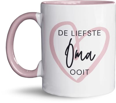 NietMokken.nl - Grappige Mok – De Liefste Oma Ooit – Mok Voor Oma – Leuk Als Cadeau – Koffiemok 325 ML – Originele Beker Voor Grootmoeder – Moederdag Cadeau – Grappige Mokken En Méér – Cadeau Voor Oma Verjaardag – Keramische Mok Bedrukt