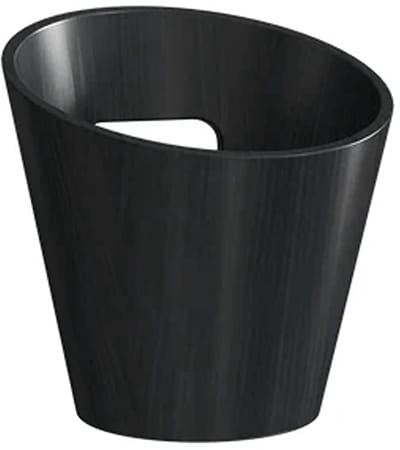 Kanto zwart houten sauna emmer 4L