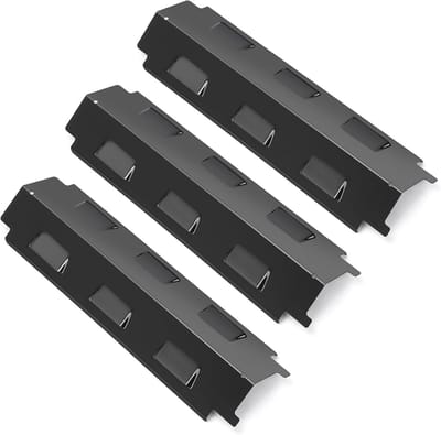 37 cm universele vervangende warmteplaat voor Barbecook Siesta/Vanilla/Brahma- Charbroil- ProfiCook- Tarrington House- porseleinen warmteverdeler voor gasgrill- verpakking van 3