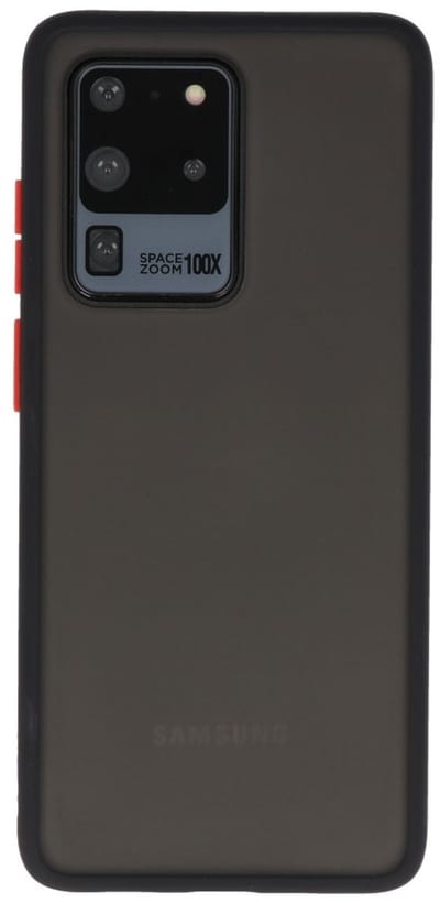 Hoesje Geschikt voor de Samsung Galaxy S20 Ultra - Hard Case Backcover Telefoonhoesje - Zwart