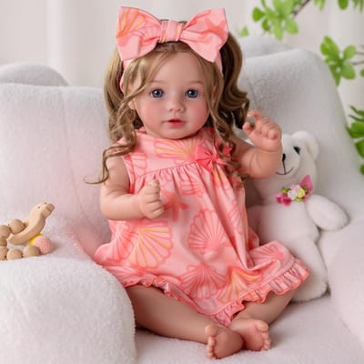 Realistische Reborn Pop Meisje 50cm met Accessoires - Cadeau voor Kinderen