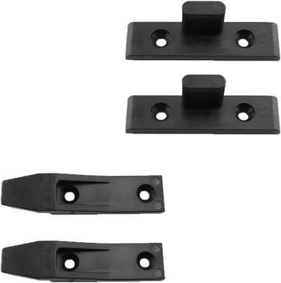 2 Sets Snelle Bevestigingsclips voor Meubelpanelen, Geschikt voor Keukenkasten en Kasten, Ideaal voor Tafels en Bedden