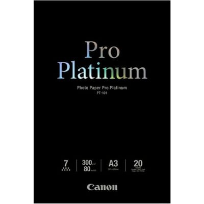 Canon PT-101 Photo Paper Pro Platinum 300 grams A3 (20 vel) Fotopapier