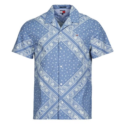 Tommy Jeans  Overhemd Korte Mouw TJM REG AOP SS SHIRT EXT
