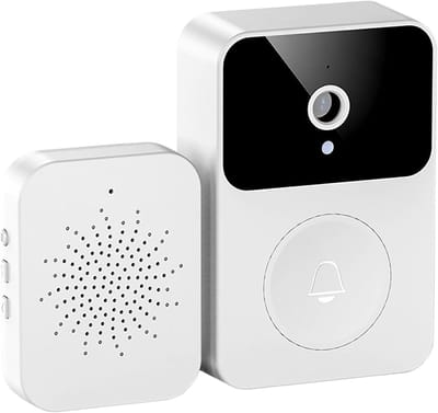 Video Deurbel Camera - Slimme Deurbel - Huisbewaking - Tweeweg Intercom - 15 x 25 x 25 cm - Zwart