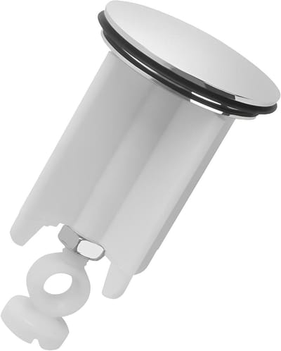 Wastafelstop - Afvoerstop Doucheputje - Water Dicht Maken - In Hoogte Verstelbaar - 40 mm - Zilver