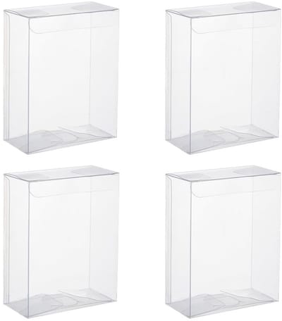 Dailygoods- Geschenkdoosjes 30 stuks - Doorzichtige Doosjes - Rechthoekige Geschenkdoosjes - PVC Doosjes - Cadeauverpakking - Afmetingen 10,8 x 8,5 x 4 cm - Cadeaudoosjes