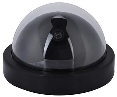 Waterdichte Nep Dome Bewakingscamera met LED Knipperlicht - Simulatie Beveiligingscamera voor Binnen en Buiten