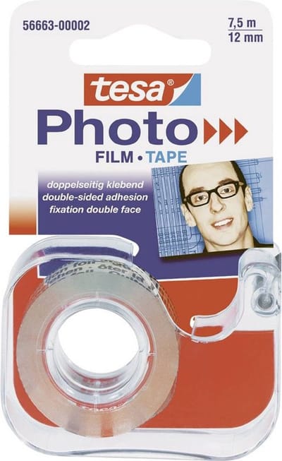 tesa Photo Film in de dispenser (l x b) 7.5 m x 12 mm Transparant Inhoud: 1 stuk(s)
