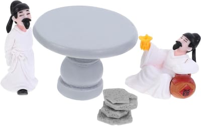 Miniatuur Tuin Decoratie - Fairy Garden Accessoires - Tuin Aankleden - Gedetailleerd Afgewerkt - 4.5 cm - Diverse Kleuren