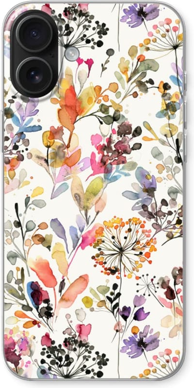 Case Company® - Hoesje geschikt voor iPhone 16 Plus hoesje - Wilde grassen - Soft Cover Telefoonhoesje - Bescherming aan alle Kanten en Schermrand