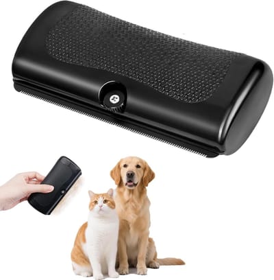Hond en Kat Kam met Lange Haren, Dierverzorgingsborstel voor Efficiënt Borstelen, Reinigen en Verzorging, Antislip Handvat