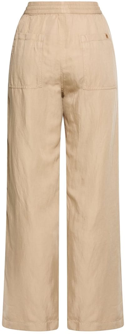 camel active Casual broek met wijde pijpen - Maat - Zandwomenswear-28/32