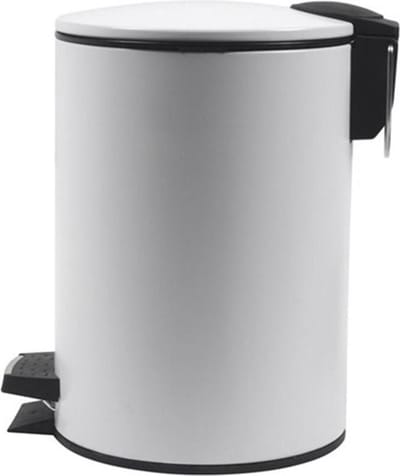 Lisomme Megan prullenbak wit - 3 liter