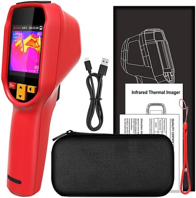 LabelOne Warmtebeeldcamera - Warmtecamera - Warmtemeter - Infrarood - van -20°C tot 550°C - 240x240 resolutie - incl. beschermtas
