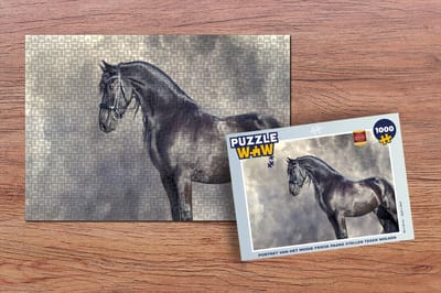 Puzzel Fries - Paarden - Portret - Legpuzzel - Puzzel 1000 stukjes volwassenen