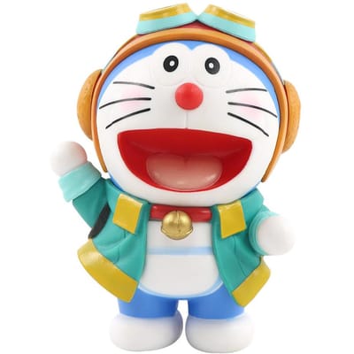 Anime Doraemon Actiefiguur Ornament Schattige Bureau Decoratie Charm Speelgoed Kawaii Model Pop Kinderen Vrienden Kerstcadeau red