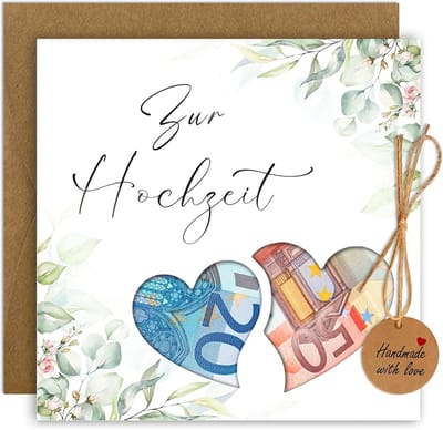 Wedding gift cards ideeën - geld cadeau kaarten - bruiloft inspiratie