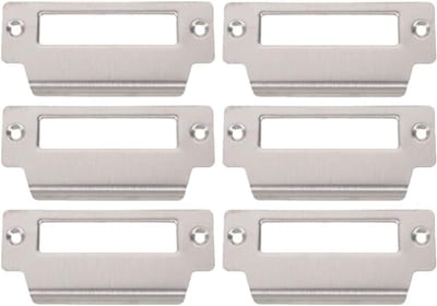 Sluitplaten Deur - Deurplaten Deurslot - Deur Reparatie - Roestvrij Staal - 10cm x 4.5cm - Zilver