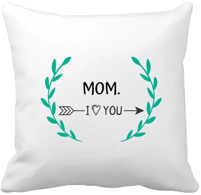 Akyol - mom i love you Kussen hoes - Mama - de liefste moeder - moeder cadeautjes - moederdag - verjaardag - geschenk - kado - 40 bij 40 cm