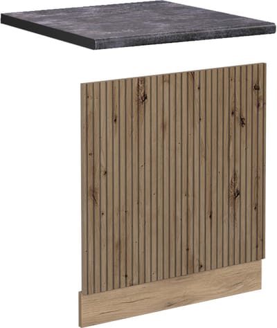 Vicco R-Line Frontpaneel – 60 cm, WB Antraciet Artisanaal eiken