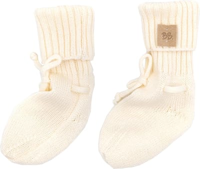 Bamboom Knitted Slofjes Wit