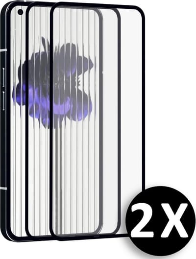 Casemania Glas Geschikt voor Nothing Phone 2 Screenprotector Glas Gehard - Tempered Glass - Volledige Bescherming - 2 Stuks