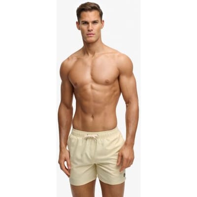 Superdry Zwemshort met Geborduurd Logo van 15 Inch Yellow Grootte: Xxl