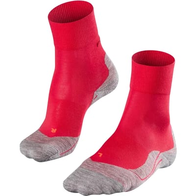 FALKE RU4 anti-blaar katoen functioneel materiaal hardloopsokken dames rood - maat 41-42