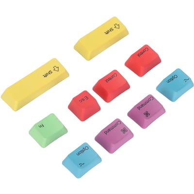 Touches PBT Couleur Vive Processus de Sublimation Thermique Touches de Remplacement de Couleur yellow