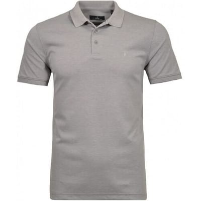 Ragman Uni Polo Light Cotton Mix Silver / male