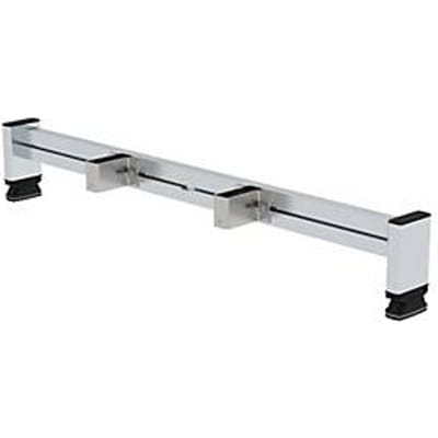 Munk retrofit traverse, nivello® ladderschoen, incl. bevestigingsmateriaal, B 0,93 m, stijlhoogte 73 mm
