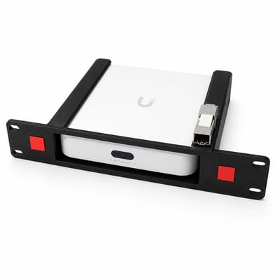 10 Inch Rack Mount Geschikt voor Ubiquiti UniFi UXG-Max / UCG-Ultra / UCG-Max – Netwerk Rack Beugel – Zwart