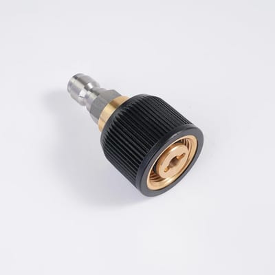 Quick Release Aansluiting - Connector Foam Cannon - Auto Wassen - Nieuw Ontwerp - 1/4 Inch - Zilver