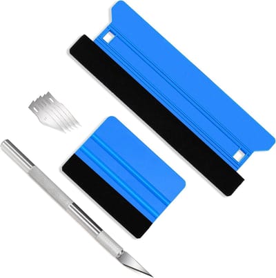 Professionele Wallpaper Tools Set met Plastic Smoother, Felting Piston en Trimming Tool voor Vinyl Wrap, Auto Folie en Stickers