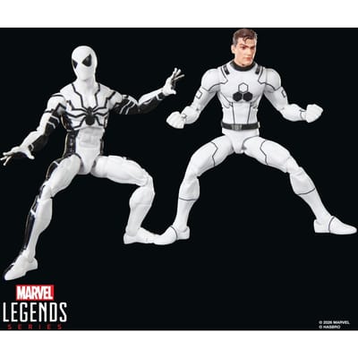 Marvel Legends Series Future Foundation Mister Fantastic en Spider-Man, twee Fantastic Four-stripactiefiguren van 15 cm