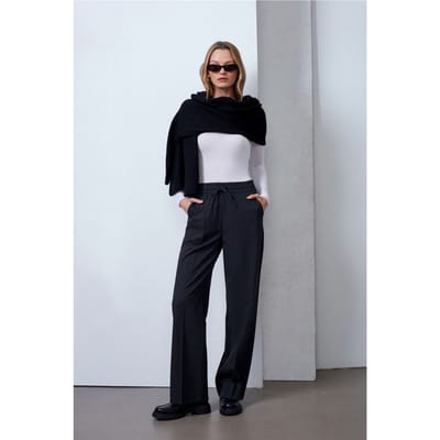 Brede Pijpen Pull-On Broek