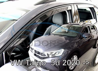 vw volkswagen Taigo donkere zijwindschermen set 4-delig tbv 5-deurs model VANAF 2020 pasvorm Team Heko