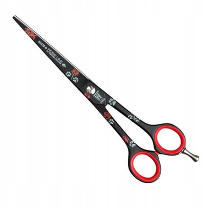 Witte Rose Line 7.5" professionele zwarte kappersschaar met microscherpte