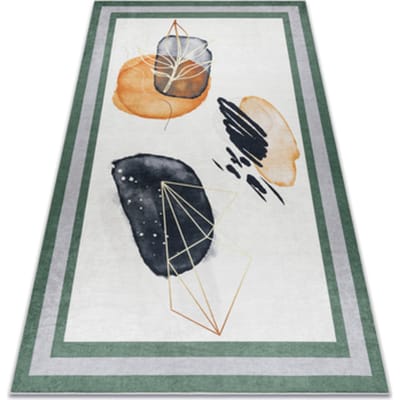 Kleden Rugsx ANDRE 1088 tapijt wasbaar Abstractie kader antisli 120x170 cm
