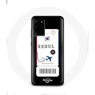 Coque pour Samsung Galaxy S11 Plus Billet d'avion Seoul Corée du Sud