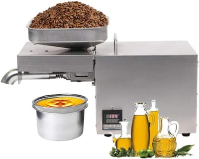 CLVP® Oliepers Machine - Koude Pers -Zilver
