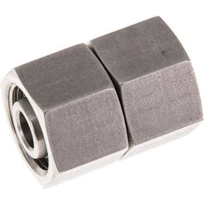 14S RVS Rechte met Draaidoorvoer 630bar FKM O-ring en Afdichtconus ISO 8434-1