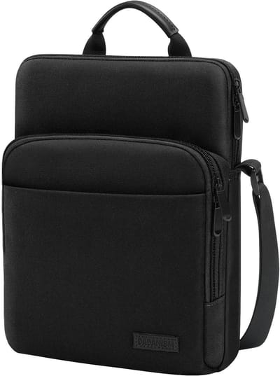 Tabletas Sleeve Tas met Schouderband voor 9-11 Inch iPad en Galaxy Tab - Zwart, Waterdicht en Schokbestendig