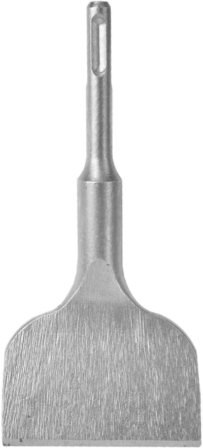 TOVBMUP Tegelbeitel - Beitel - Schep Tegelhaakbeitel - Geschikt voor Boorhamer, Platte en Schuine Beitel - 180*75 mm