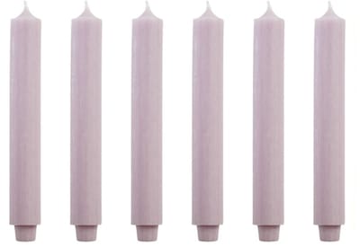 Cactula | Dinerkaarsen - XL Dikke kaarsen - Lila- 30 x 3,2 - 6 stuks - 20 Branduren