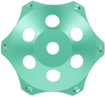 Diamantslijpschijf - Betonslijpschijf Schuurwiel - Verf Verwijderen - 6 Segmenten - 180 mm - Grijs