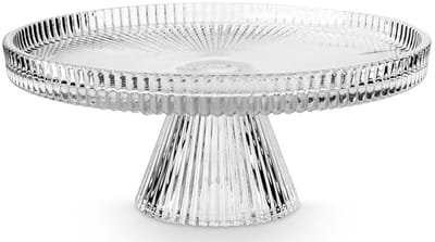 Taartplateau vtwonen Glass Clear Small 19,7 x 8,3 cm